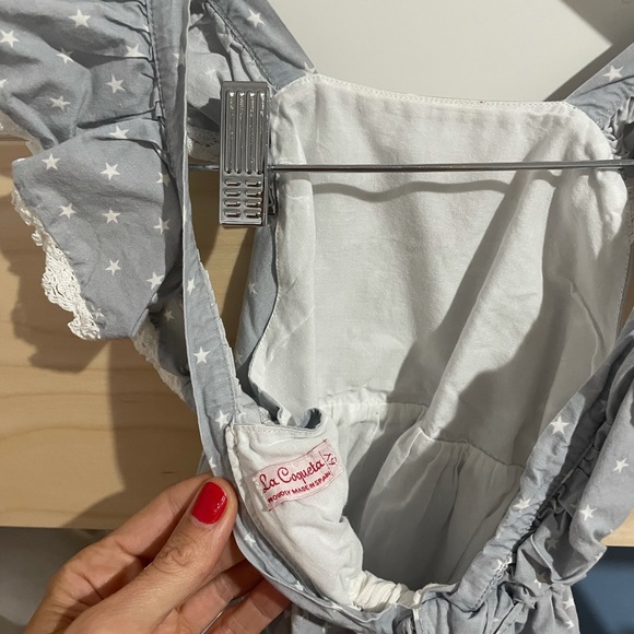 LaCoqueta girls star dress size 6 year - Picture 2 of 3